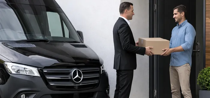 Door-to-door courier service