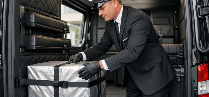 Secure handling of courier items